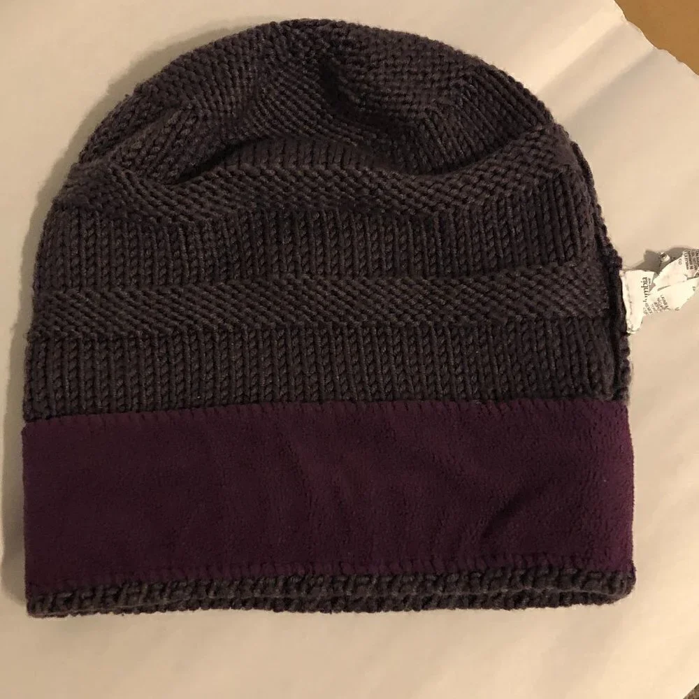 COLUMBIA Beanie Hat Women's Unisex Size O/S Purple Plum Ribbed Design